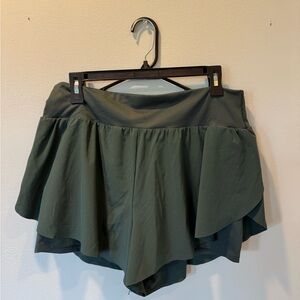 All in Motion Dark Green Athletic Shorts